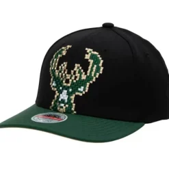 Mitchell & Ness Snapback-8 Bit Xl Classic Red Milwaukee Bucks