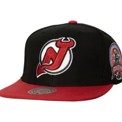 Mitchell & Ness Snapback-2 Tone Side Patch Snapback New Jersey Devils
