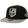 Mitchell & Ness Snapback-2 Tone Side Patch Snapback Los Angeles Kings
