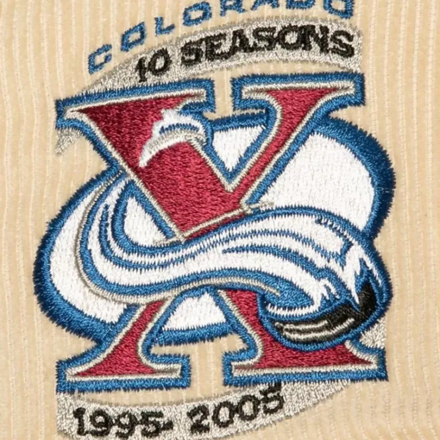 Mitchell & Ness Fitted-2 Tone Team Cord Fitted Colorado Avalanche