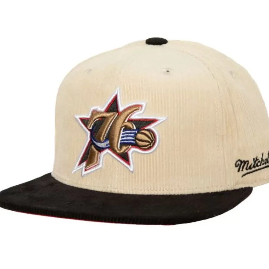Mitchell & Ness Fitted-2 Tone Team Cord Fitted Hwc Philadelphia 76Ers