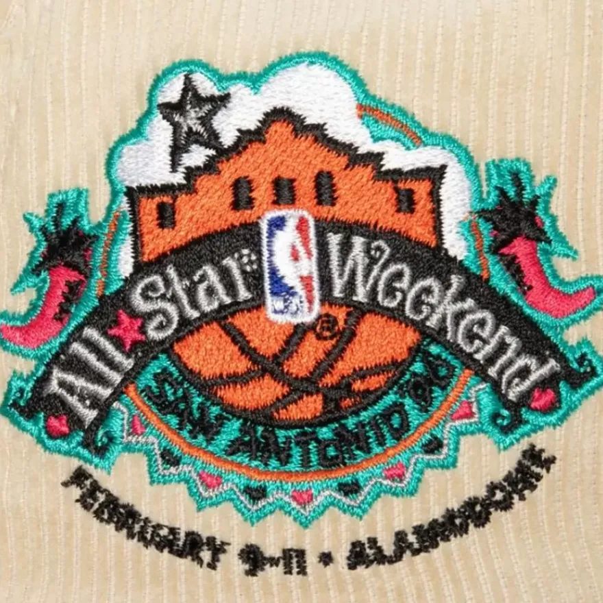 Mitchell & Ness Fitted-2 Tone Team Cord Fitted Hwc San Antonio Spurs