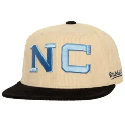 Mitchell & Ness Fitted-2 Tone Team Cord Fitted University Of North Carolina