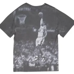 Mitchell & Ness T-Shirts & Tops-Above The Rim Sublimated Ss Tee San Antonio Spurs Tim Duncan