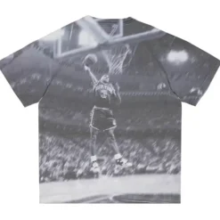 Mitchell & Ness T-Shirts & Tops-Above The Rim Sublimated Ss Tee New York Knicks John Starks