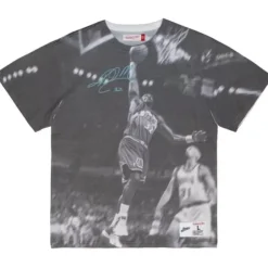 Mitchell & Ness T-Shirts & Tops-Above The Rim Sublimated Ss Tee Utah Jazz Karl Malone