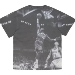 Mitchell & Ness T-Shirts & Tops-Above The Rim Sublimated Ss Tee Utah Jazz Karl Malone