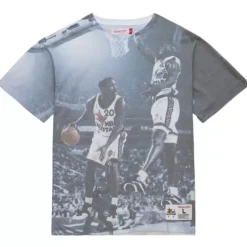 Mitchell & Ness T-Shirts & Tops-Above The Rim Sublimated S/S Tee Seattle Supersonics