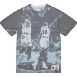 Mitchell & Ness T-Shirts & Tops-Above The Rim Sublimated S/S Tee San Antonio Spurs