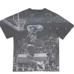 Mitchell & Ness T-Shirts & Tops-Above The Rim Sublimated Ss Tee Phoenix Suns Cedric Ceballos