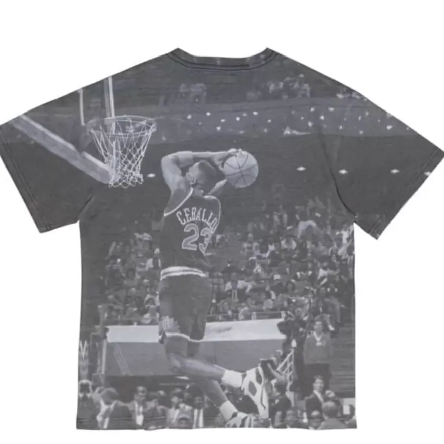 Mitchell & Ness T-Shirts & Tops-Above The Rim Sublimated Ss Tee Phoenix Suns Cedric Ceballos