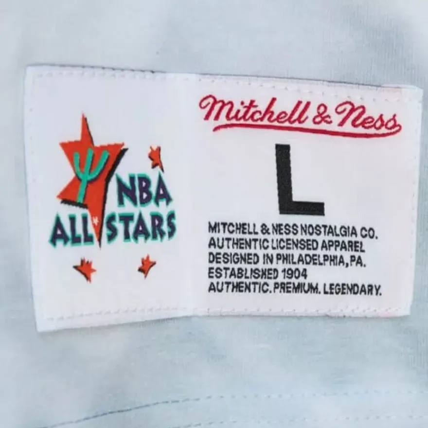 Mitchell & Ness T-Shirts & Tops-Above The Rim Sublimated S/S Tee Charlotte Hornets