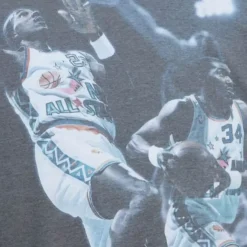 Mitchell & Ness T-Shirts & Tops-Above The Rim Sublimated S/S Tee Houston Rockets