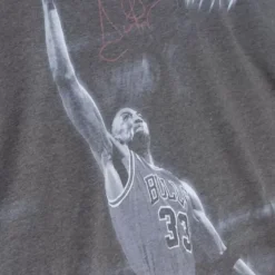 Mitchell & Ness T-Shirts & Tops-Above The Rim Sublimated Ss Tee Chicago Bulls Scottie Pippen