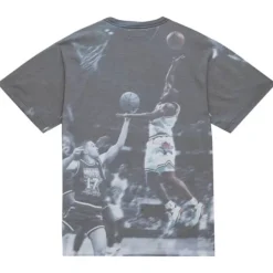 Mitchell & Ness T-Shirts & Tops-Above The Rim Sublimated S/S Tee Golden State Warriors