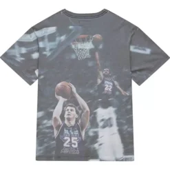 Mitchell & Ness T-Shirts & Tops-Above The Rim Sublimated S/S Tee Cleveland Cavaliers