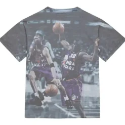 Mitchell & Ness T-Shirts & Tops-Above The Rim Sublimated S/S Tee Orlando Magic