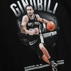Mitchell & Ness T-Shirts & Tops-Achievement Tee San Antonio Spurs Manu Ginobili