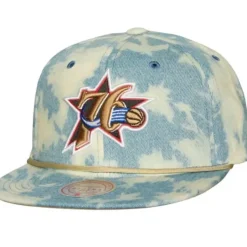 Mitchell & Ness Snapback-Acid Wash Snapback Hwc Philadelphia 76Ers