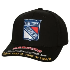 Mitchell & Ness Snapback-Against The Best Pro Snapback Vntg New York Rangers