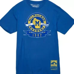 Mitchell & Ness T-Shirts & Tops-A.L. Champs Tee Milwaukee Brewers