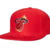 Mitchell & Ness Snapback-All Directions Snapback Hwc Miami Heat