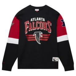 Mitchell & Ness Hoodies & Sweatshirts-All Over Crew 3.0 Atlanta Falcons