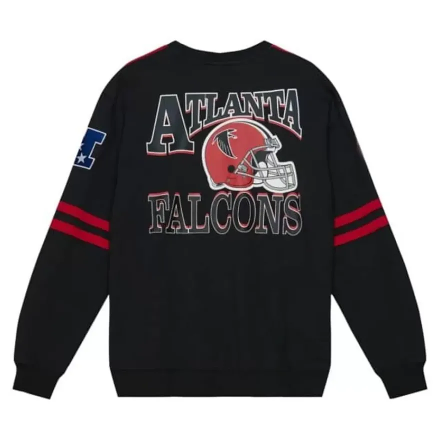 Mitchell & Ness T-Shirts & Tops-All Over Crew 2.0 Atlanta Falcons