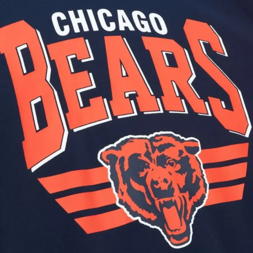 Mitchell & Ness Hoodies & Sweatshirts-All Over Crew 3.0 Chicago Bears