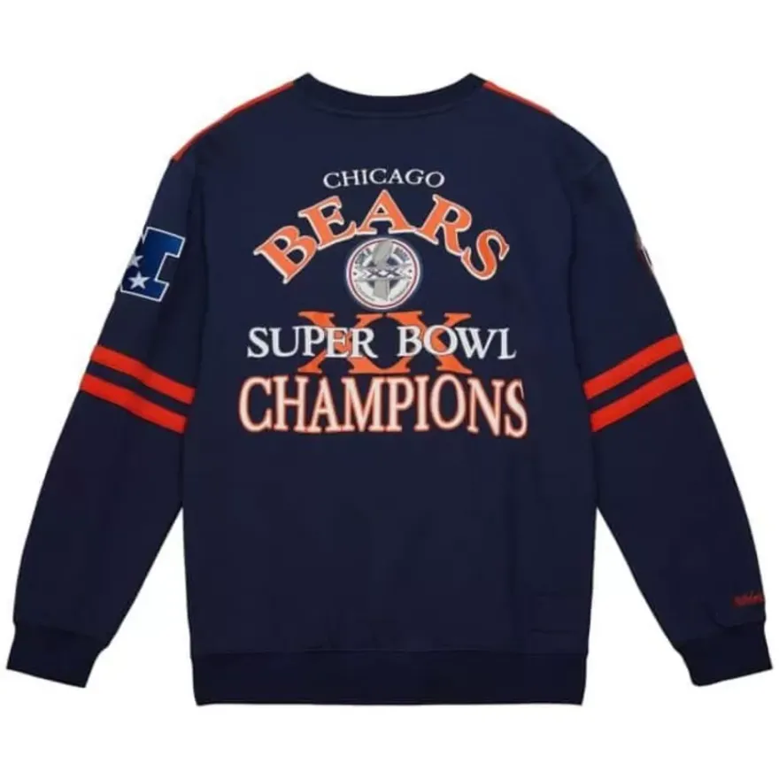 Mitchell & Ness T-Shirts & Tops-All Over Crew 2.0 Chicago Bears