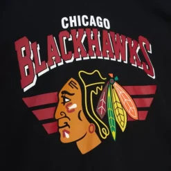 Mitchell & Ness Hoodies & Sweatshirts-All Over Crew 3.0 Chicago Blackhawks