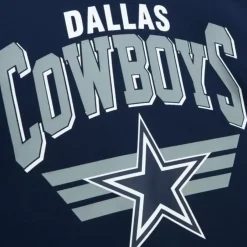 Mitchell & Ness Hoodies & Sweatshirts-All Over Crew 3.0 Dallas Cowboys