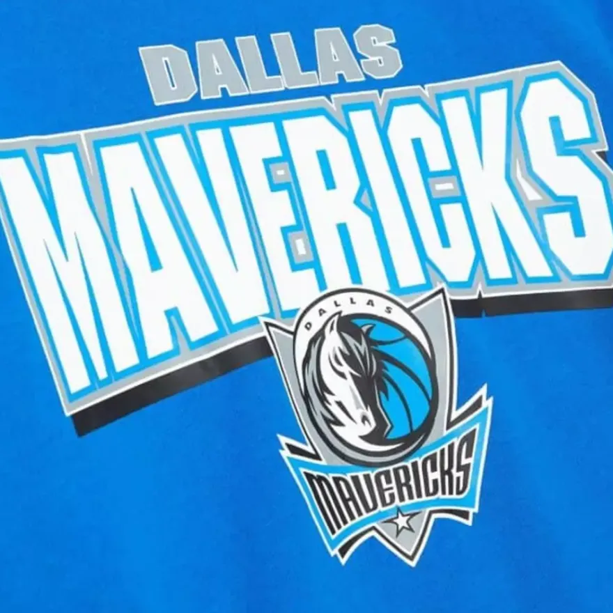 Mitchell & Ness Hoodies & Sweatshirts-All Over Crew 2.0 Dallas Mavericks