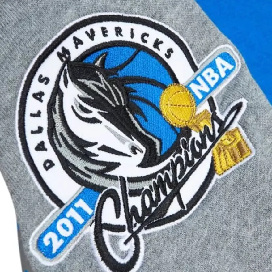 Mitchell & Ness Hoodies & Sweatshirts-All Over Crew 2.0 Dallas Mavericks