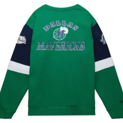 Mitchell & Ness Hoodies & Sweatshirts-All Over Crew 3.0 Dallas Mavericks
