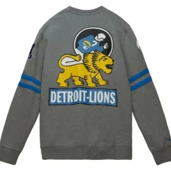 Mitchell & Ness T-Shirts & Tops-All Over Crew 2.0 Detroit Lions