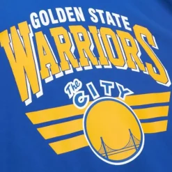 Mitchell & Ness Hoodies & Sweatshirts-All Over Crew 3.0 Golden State Warriors