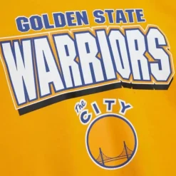 Mitchell & Ness T-Shirts & Tops-All Over Crew 2.0 Golden State Warriors