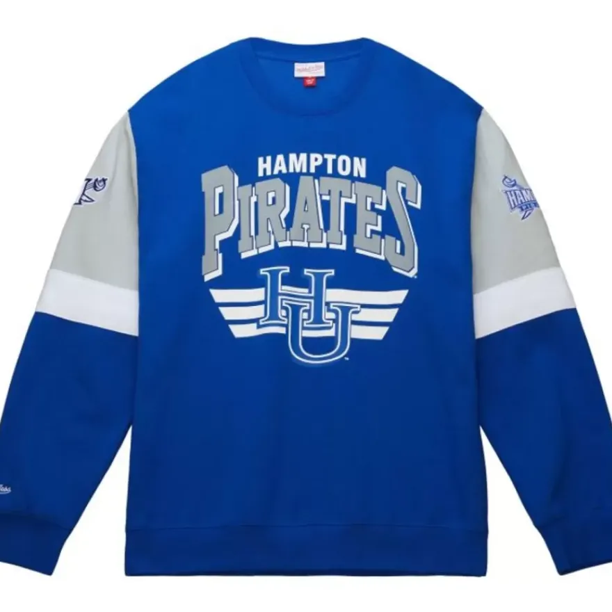 Mitchell & Ness Hoodies & Sweatshirts-All Over Crew 3.0 Hampton University