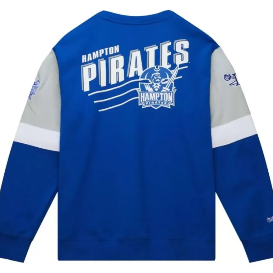 Mitchell & Ness Hoodies & Sweatshirts-All Over Crew 3.0 Hampton University