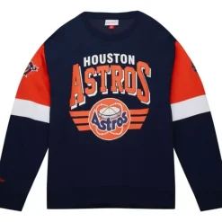 Mitchell & Ness Hoodies & Sweatshirts-All Over Crew 3.0 Houston Astros