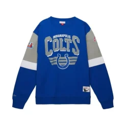 Mitchell & Ness Hoodies & Sweatshirts-All Over Crew 3.0 Indianapolis Colts