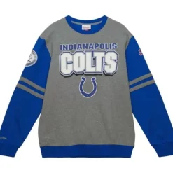 Mitchell & Ness T-Shirts & Tops-All Over Crew 2.0 Indianapolis Colts