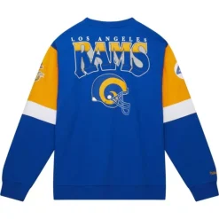 Mitchell & Ness Hoodies & Sweatshirts-All Over Crew 3.0 Los Angeles Rams