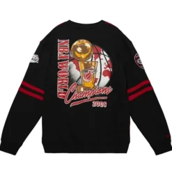 Mitchell & Ness T-Shirts & Tops-All Over Crew 2.0 Miami Heat