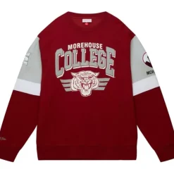 Mitchell & Ness Hoodies & Sweatshirts-All Over Crew 3.0 Morehouse College