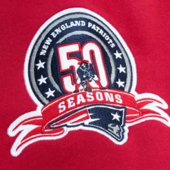 Mitchell & Ness Hoodies & Sweatshirts-All Over Crew 3.0 New England Patriots