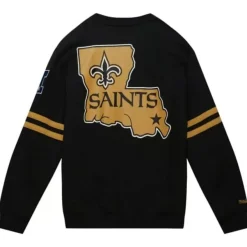 Mitchell & Ness T-Shirts & Tops-All Over Crew 2.0 New Orleans Saints