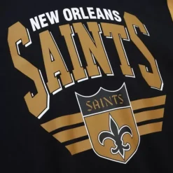 Mitchell & Ness Hoodies & Sweatshirts-All Over Crew 3.0 New Orleans Saints