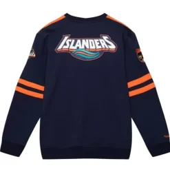 Mitchell & Ness Hoodies & Sweatshirts-All Over Crew 2.0 New York Islanders